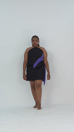 Load and play video in Gallery viewer, Bust It Corset Top Blue Beads
